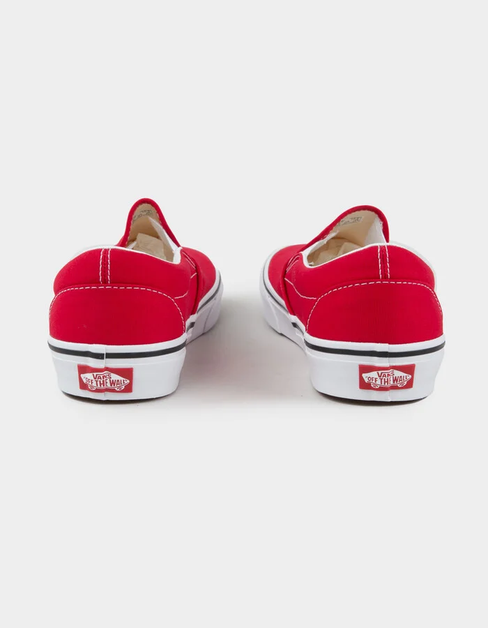 VANS Classic Slip-On Red Shoes - Image 4