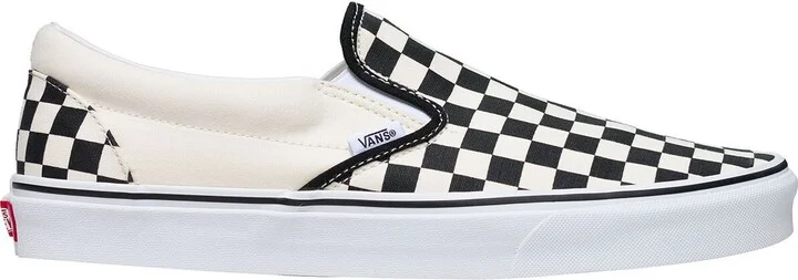 Black And White Checker/White