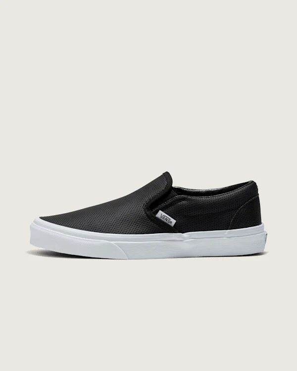 Vans Classic Slip-On Shoes (Black) - 3.5 Boys / 5.0 Women
