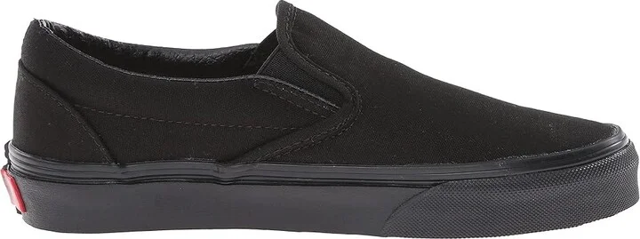 Vans Classic Slip-On Shoes Black/Black (Canvas) : Men's 7 - Women's 8.5 Medium - Image 8