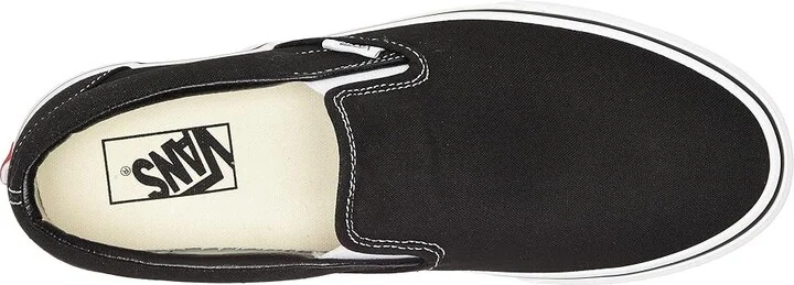 Vans Classic Slip-On Shoes Black (Canvas) : Men's 6.5 - Women's 8 Medium - Image 3