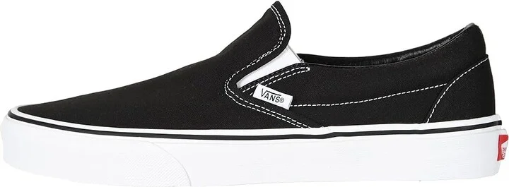 Vans Classic Slip-On Shoes Black (Canvas) : Men's 6.5 - Women's 8 Medium - Image 7