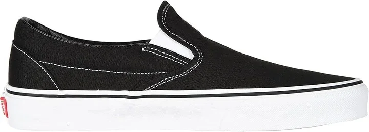 Vans Classic Slip-On Shoes Black (Canvas) : Men's 6.5 - Women's 8 Medium - Image 8