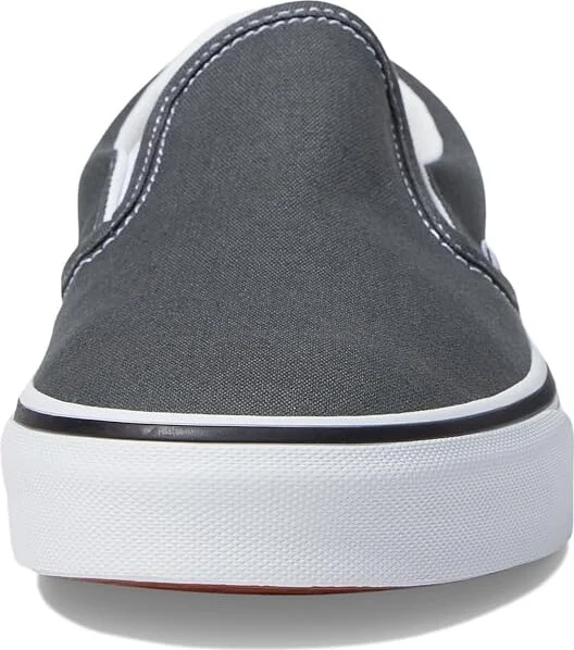 Vans Classic Slip-On Shoes Charcoal (Canvas) : Men's 3.5 - Women's 5 Medium - Image 6