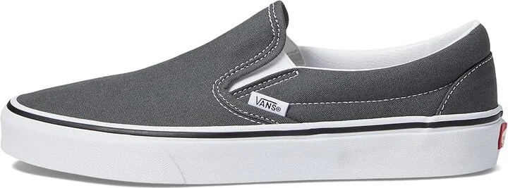 Vans Classic Slip-On Shoes Charcoal (Canvas) : Men's 3.5 - Women's 5 Medium - Image 7