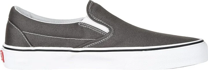 Vans Classic Slip-On Shoes Charcoal (Canvas) : Men's 3.5 - Women's 5 Medium - Image 8