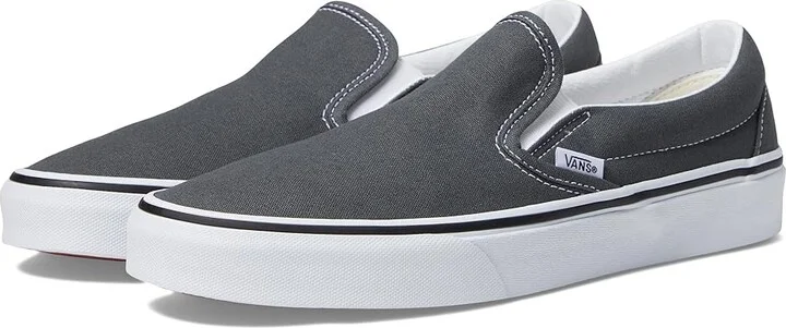 Vans Classic Slip-On Shoes Charcoal (Canvas) : Men's 3.5 - Women's 5 Medium