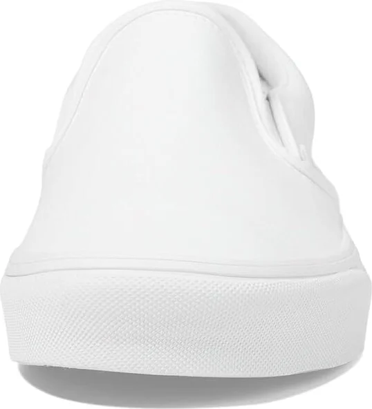 Vans Classic Slip-On Shoes (Classic Tumble) True White : Men's 3.5 - Women's 5 Medium, Canvas/Leather/Suede - Image 6