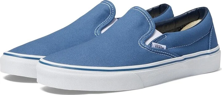 Vans Classic Slip-On Shoes Navy (Canvas) : Men's 6.5 - Women's 8 Medium