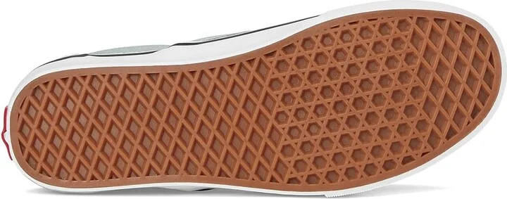 Vans Classic Slip-On Skate Shoes Color Theory Checkerboard Gray Olive : Men's 5 - Women's 6.5 Medium, Canvas/Leather/Suede - Image 3