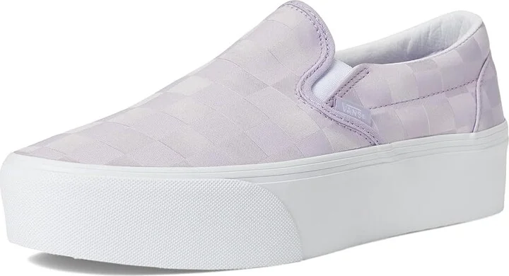 Vans Classic Slip-On Stackform Shoes Lilac : Men's 12 - Women's 13.5 Medium, Textile - Image 5