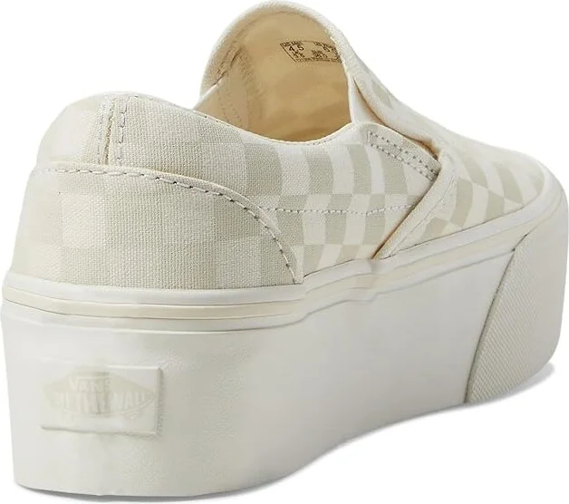 Vans Classic Slip-On Stackform Shoes White : Men's 11 - Women's 12.5 Medium, Textile - Image 4