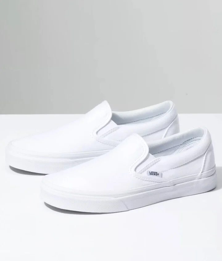 VANS Classic Slip-On True White Shoes - Image 2