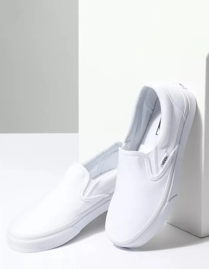 VANS Classic Slip-On True White Shoes - Image 3