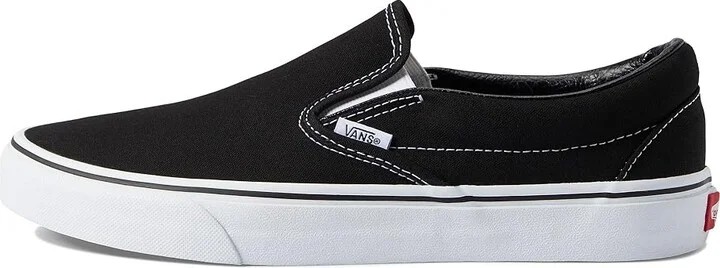 Vans Classic Slip-On Wide Shoes Black : Men's 7 - Women's 8.5 Wide, Textile - Image 6