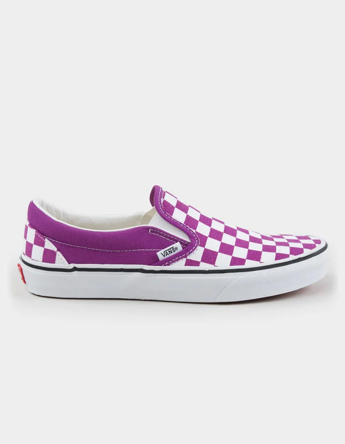 VANS Classic Slip-On Womens Checkerboard Shoes