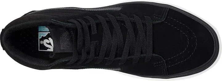 Vans ComfyCush SK8-Hi Athletic Shoes (Classic) Black/Black : Men's 3.5 - Women's 5 Medium, Suede/Canvas - Image 3