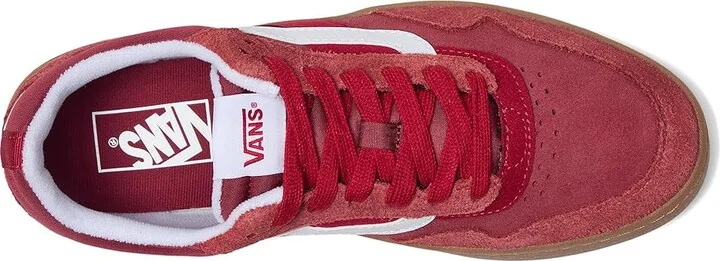Vans Cruze 3.0 Shoes Red/Gum : Men's 5.5 - Women's 7 Medium, Leather - Image 2