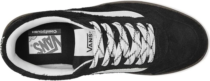 Vans Cruze Too ComfyCush Shoes Hairy Suede Black : Men's 5.5 - Women's 7 Medium, Textile/Leather - Image 2
