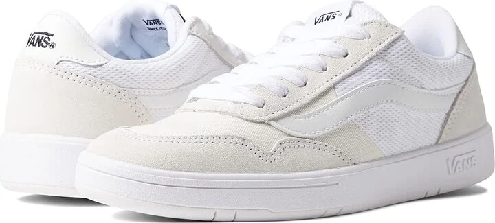 Vans Cruze Too ComfyCush Shoes (Staple) True White/True White : Men's 3.5 - Women's 5 Medium, Textile/Leather
