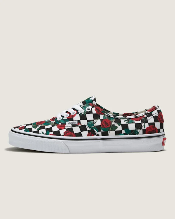Vans Customs Authentic Checkerboard Shoes - 3.5 Boys / 5.0 Women