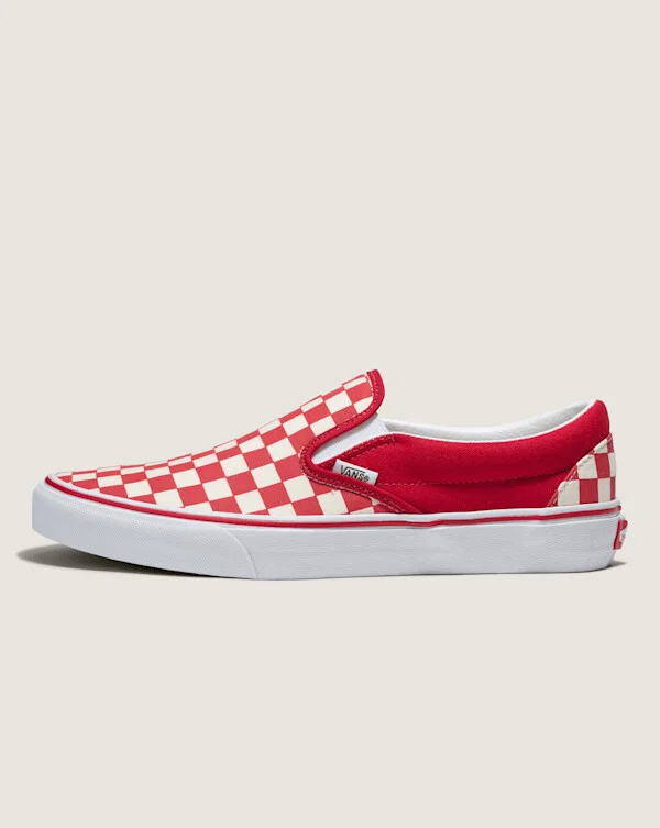 Vans Customs Checkerboard Slip-On Wide - 3.5 Boys / 5.0 Women