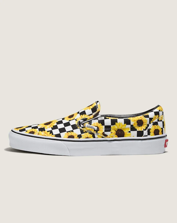 Vans Customs Classic Slip-On Shoes - 3.5 Boys / 5.0 Women