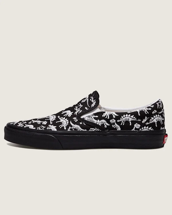 Vans Customs Classic Slip-On Shoes - 3.5 Boys / 5.0 Women