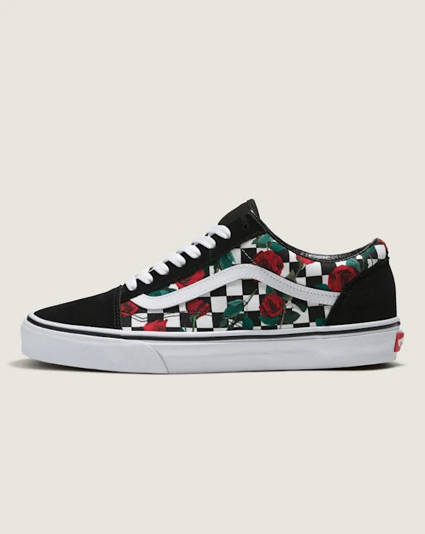 Vans Customs Old Skool Checkerboard Shoes - 3.5 Boys / 5.0 Women
