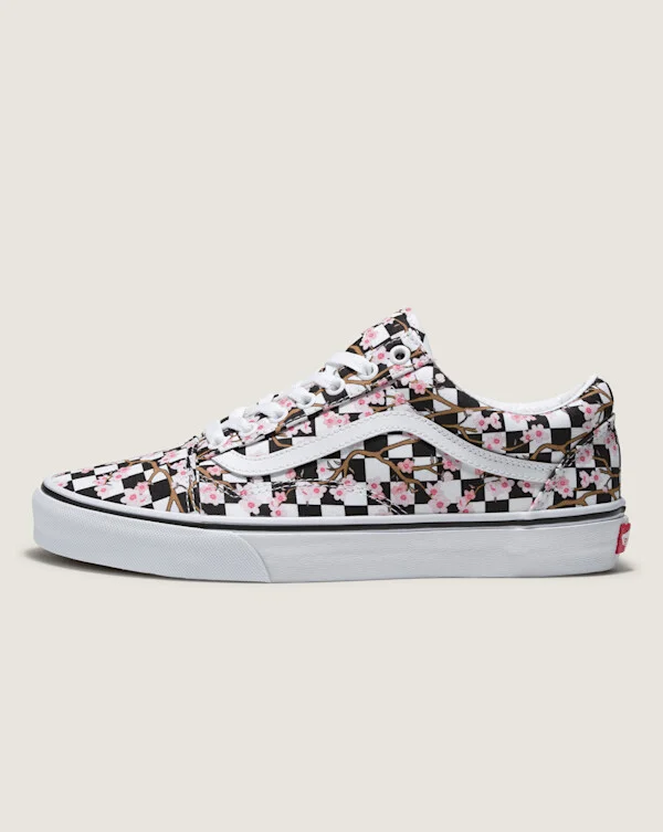 Vans Customs Old Skool Checkerboard Shoes - 3.5 Boys / 5.0 Women