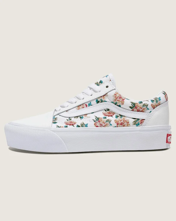 Vans Customs Old Skool Platform Shoes Women - 3.5 Boys / 5.0