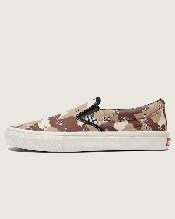 Vans Customs Skate Slip-On Shoes - 3.5 Boys / 5.0 Women