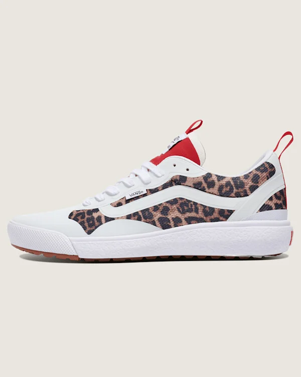 Vans Customs UltraRange EXO Shoes (White / Brown Leopard) - 3.5 Boys 5.0 Women