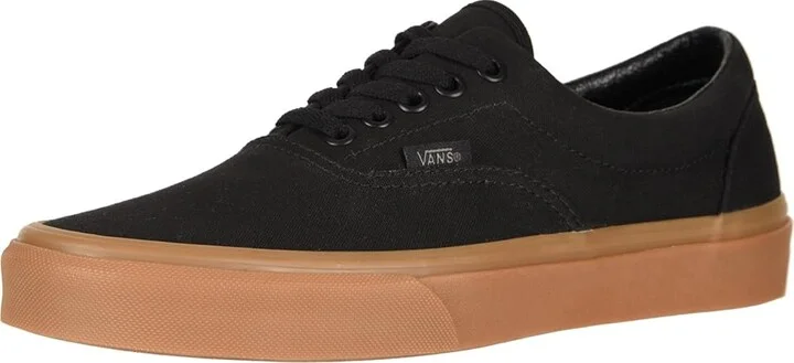 Vans Era Shoes Black/Classic Gum : Men's 3.5 - Women's 5 Medium, Canvas/Leather/Suede - Image 2