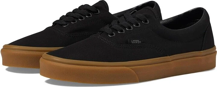 Vans Era Shoes Black/Classic Gum : Men's 3.5 - Women's 5 Medium, Canvas/Leather/Suede