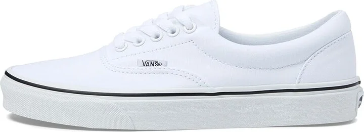 Vans Era Shoes True White : Men's 4 - Women's 5.5 Medium, Canvas/Leather/Suede - Image 7