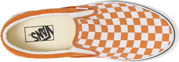 Vans Fu Classic Slip-On Athletic Shoes Color Theory Checkerboard Marmalade : Men's 4 - Women's 5.5 Medium, Canvas - Image 2