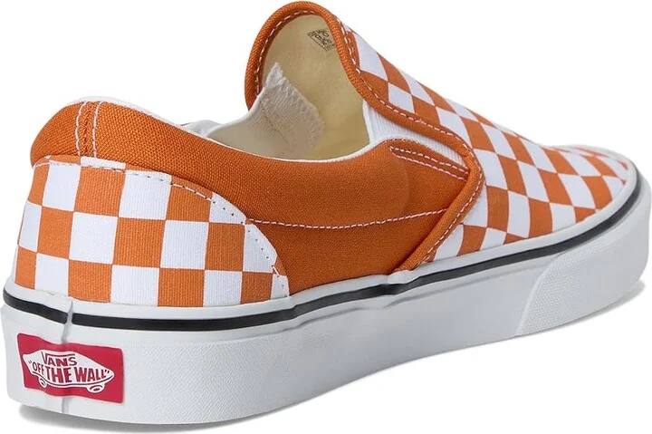 Vans Fu Classic Slip-On Athletic Shoes Color Theory Checkerboard Marmalade : Men's 4 - Women's 5.5 Medium, Canvas - Image 4