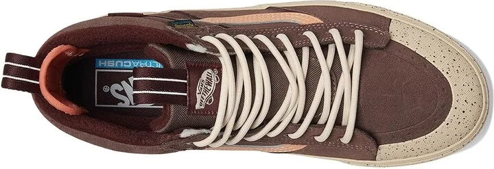 Vans FU MTE SK8-Hi Women's Snow Shoes Taupe : 6.5 B - Medium, Leather - Image 2