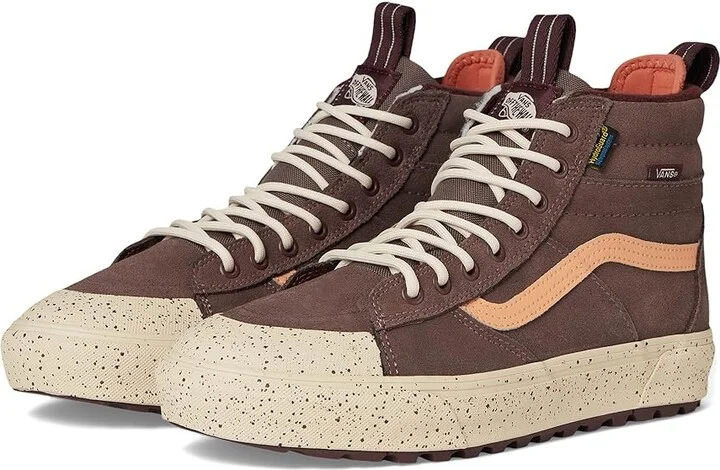 Vans FU MTE SK8-Hi Women's Snow Shoes Taupe : 6.5 B - Medium, Leather