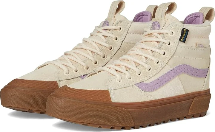 Vans FU MTE SK8-Hi Women's Snow Shoes White/Purple : 8.5 B - Medium, Leather