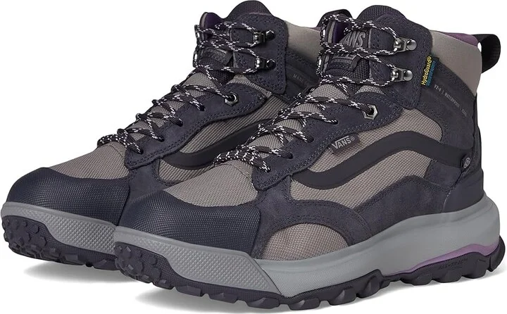 Vans FU MTEtm Crestline Waterproof Lace-up Boots Dark Gray : Men's 6.5 - Women's 8 Medium, Leather