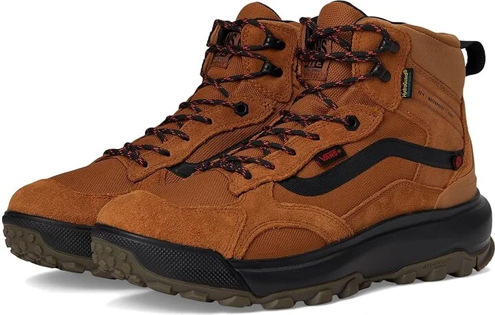Vans FU MTEtm Crestline Waterproof Lace-up Boots Glazed Ginger : Men's 4.5 - Women's 6 Medium, Leather