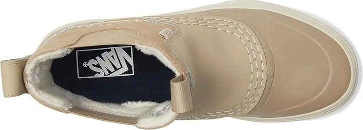 Vans FU MTEtm Standard Mid Chelsea Waterproof Snow Shoes Beige/Khaki : Men's 3.5 - Women's 5 Medium, Leather/Rubber - Image 2