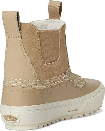 Vans FU MTEtm Standard Mid Chelsea Waterproof Snow Shoes Beige/Khaki : Men's 3.5 - Women's 5 Medium, Leather/Rubber - Image 4