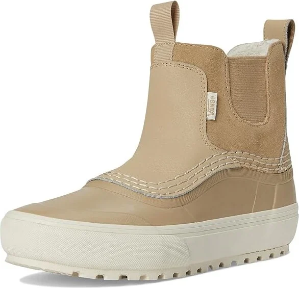 Vans FU MTEtm Standard Mid Chelsea Waterproof Snow Shoes Beige/Khaki : Men's 3.5 - Women's 5 Medium, Leather/Rubber - Image 5