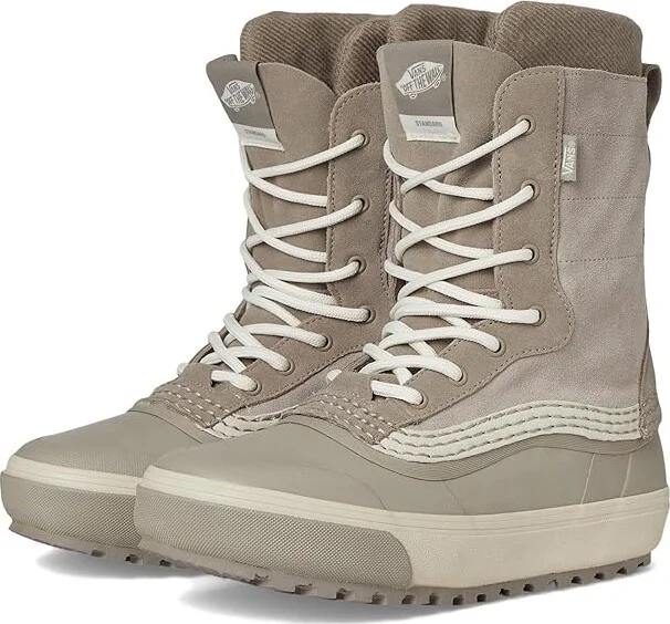 Vans FU MTEtm Standard Waterproof Snow Shoes Khaki/Marshmallow : Men's 8.5 - Women's 10 Medium, Leather