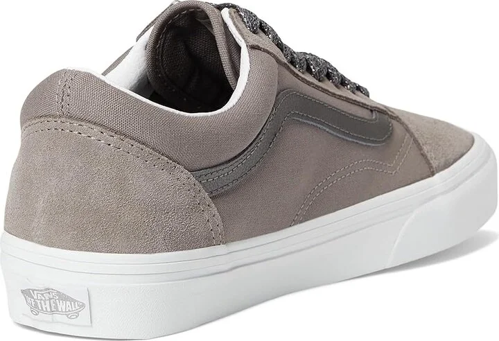 Vans FU Old Skool Shoes High Shine Gunmetal : Men's 7 - Women's 8.5 Medium, Leather - Image 4