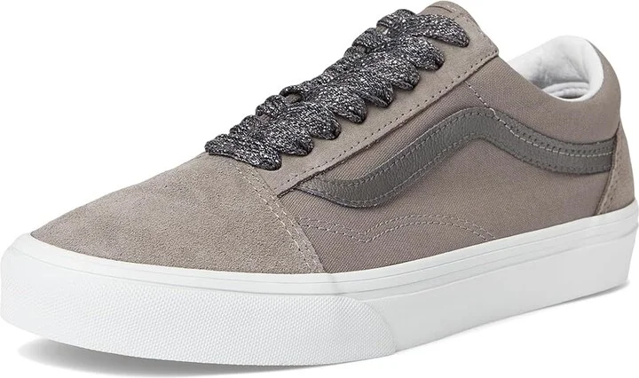 Vans FU Old Skool Shoes High Shine Gunmetal : Men's 7 - Women's 8.5 Medium, Leather - Image 5