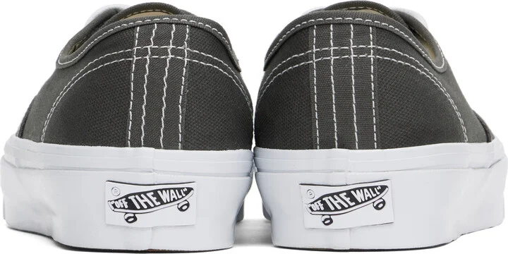 Vans Gray Premium Authentic 44 Sneakers - Image 2